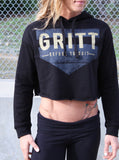 Shield Crop Hoodie